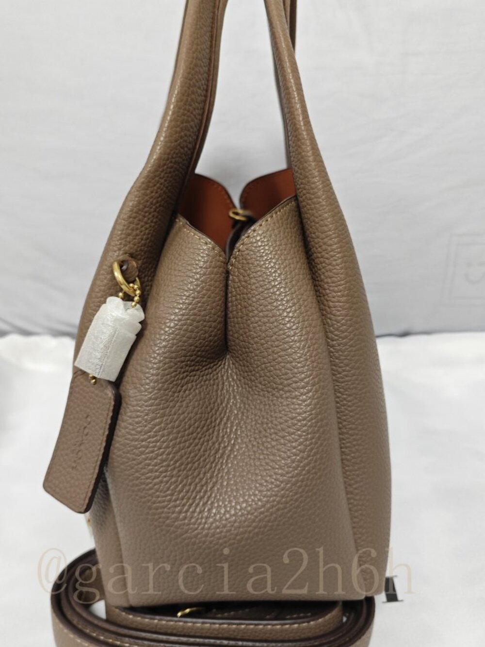 😘😘Coach Lana Shoulder Bag 23 brown - Picture 6 of 15